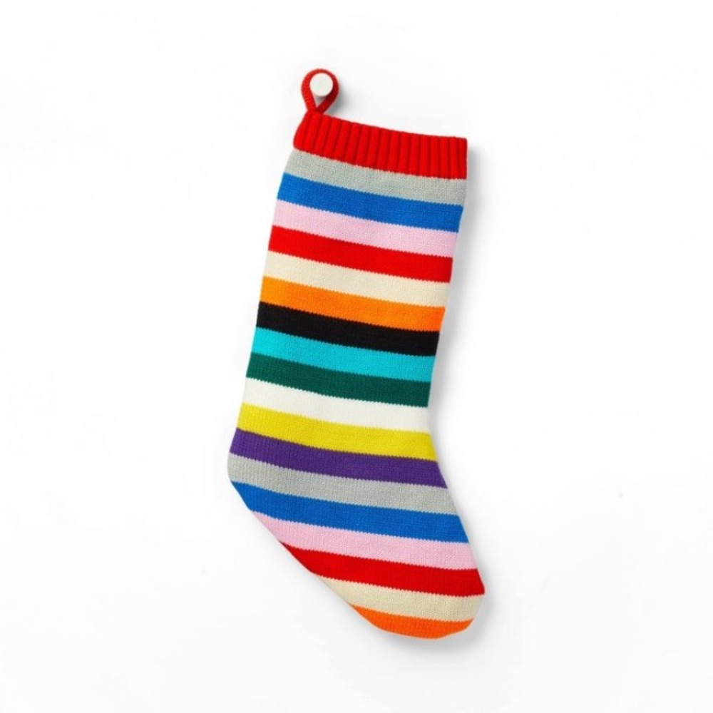 LEGO® Collection × Target 20" Mix Stripe Sweater Knit Holiday Stocking